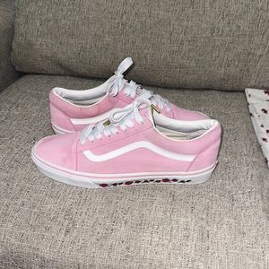 Custom Men’s Vans Old Skool Pink Size 11.5